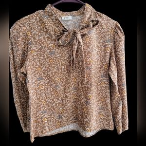 Ana Flower Printed Allover Blouse